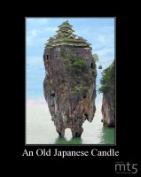 An Old Japanese Candle