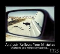 Analysis Reflects Your Mistakes