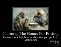 Claiming The Bonus For Posting