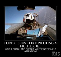 FOREX IS JUST LIKE PILOTING A FIGHTER JET
