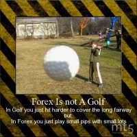 Forex Is not A Golf