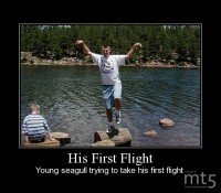 His First Flight