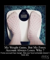 My Weight Gains, But My Forex Account Always Loses. Why ?