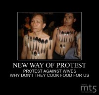 NEW WAY OF PROTEST
