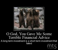 O God, You Gave Me Some Terrible Financial Advice