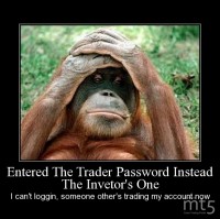 Entered The Trader Password Instead The Invetor's One