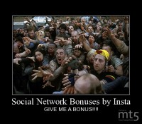 Social Network Bonuses by Insta