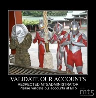 VALIDATE OUR ACCOUNTS