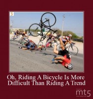 Oh, Riding A Bicycle Is More 
Difficult Than Riding A Trend