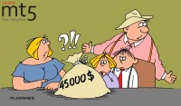 Americans got poorer and reached the 1992 income level