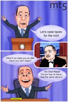 Berlusconi refuses to raise taxes for the rich
