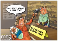 US gun shops swamped by customers