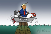 US economy slows under pressure from tariffs