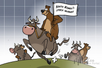 South Korea's stock market overtakes France and Germany in capitalization