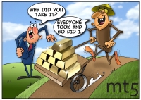 Gold market rush