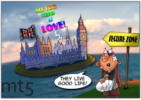 The British sleep securely