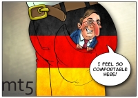 ECB hits German economy again