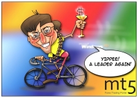 Bill Gates on top of the world again