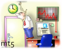 Колебания индекса Dow Jones научились предсказывать по твиттеру