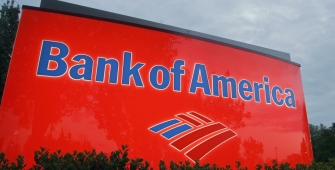 Bank of America:      1,3% 