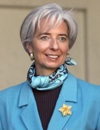 Christine Lagarde - the Managing Director of the International Monetary Fund