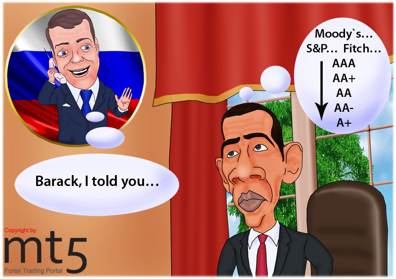 Standard &amp; Poor's Analysts Leveled Down the US Credit Rating 