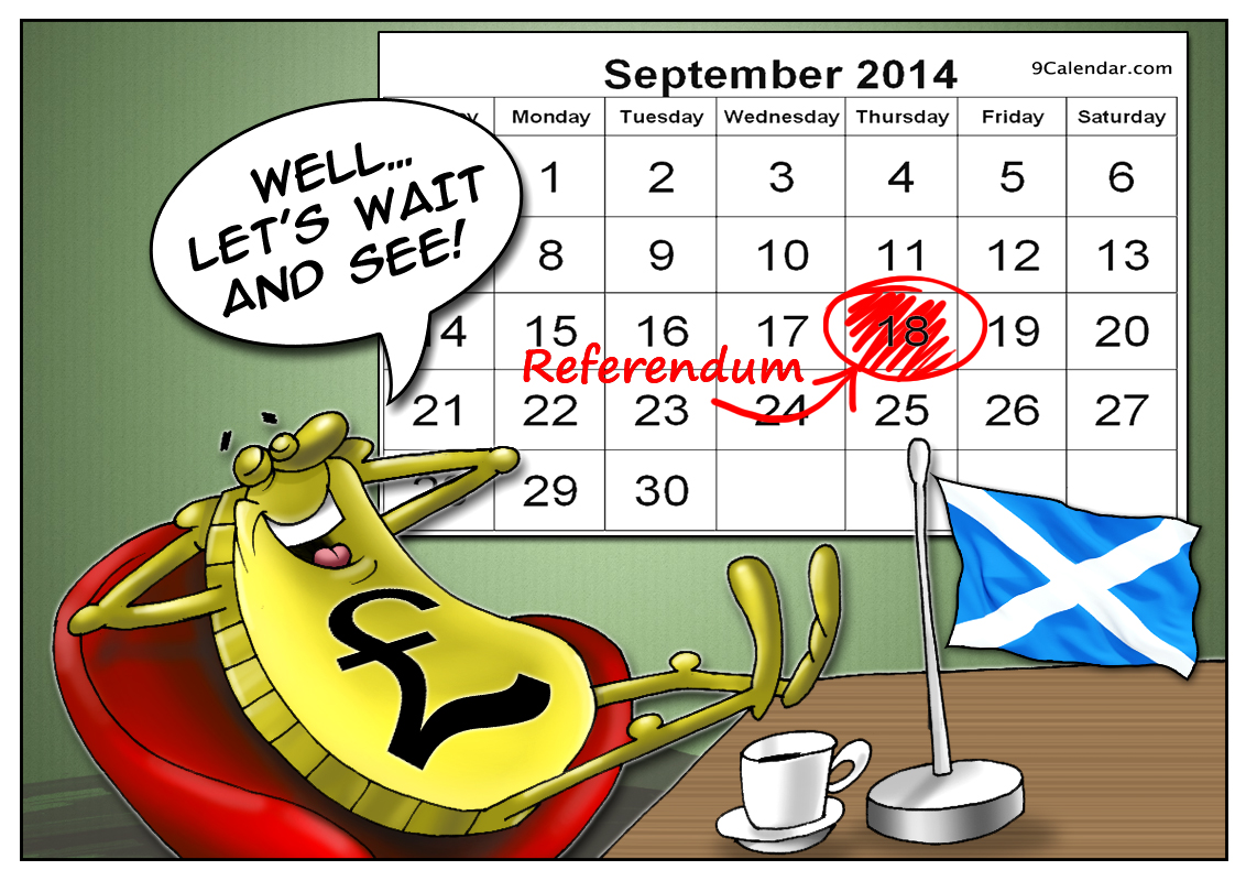 Pound falls on fears of Scottish independence