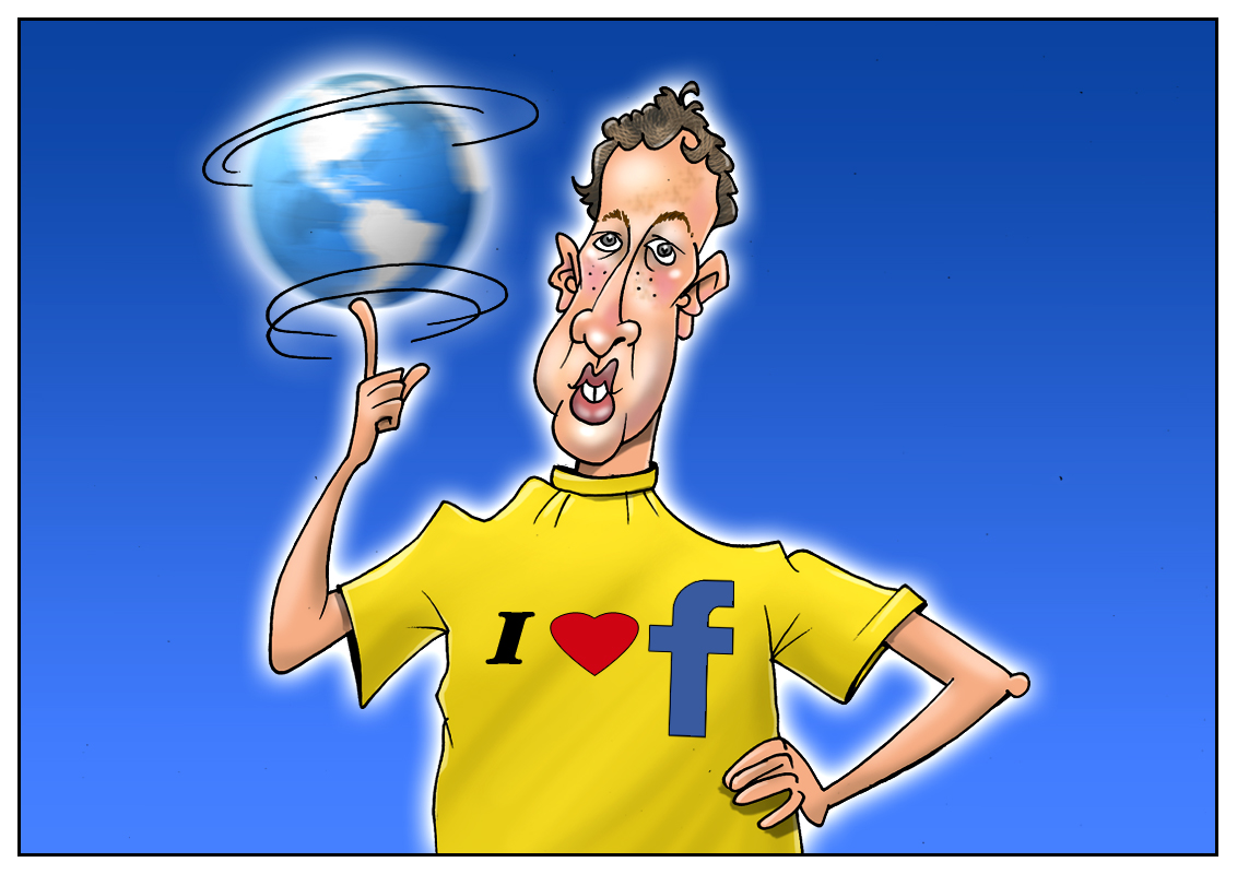 Марк Цукерберг: Чтоб в списке лучших преуспеть, влиять мы будем через сеть!