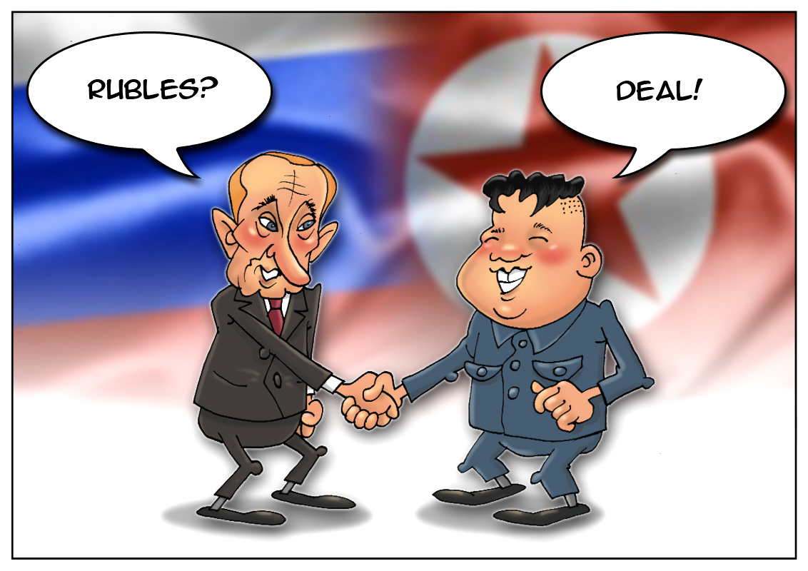 Russia and North Korea switch to trade in rubles
