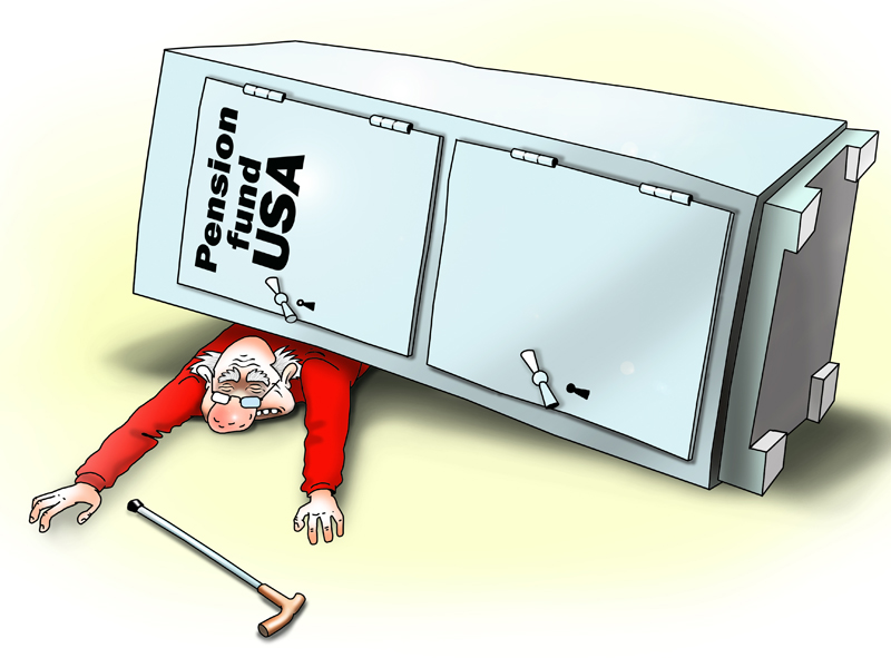 Hedge fund predicts 85% crash of U.S. pension system