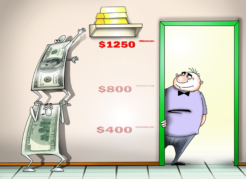 Инвесторы делают ставку на золото