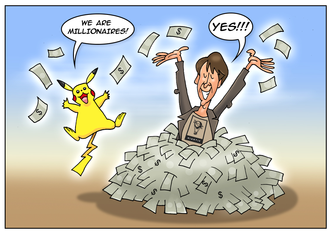 Pokemon Go mencecah rekod pendapatan pada bulan pertama
