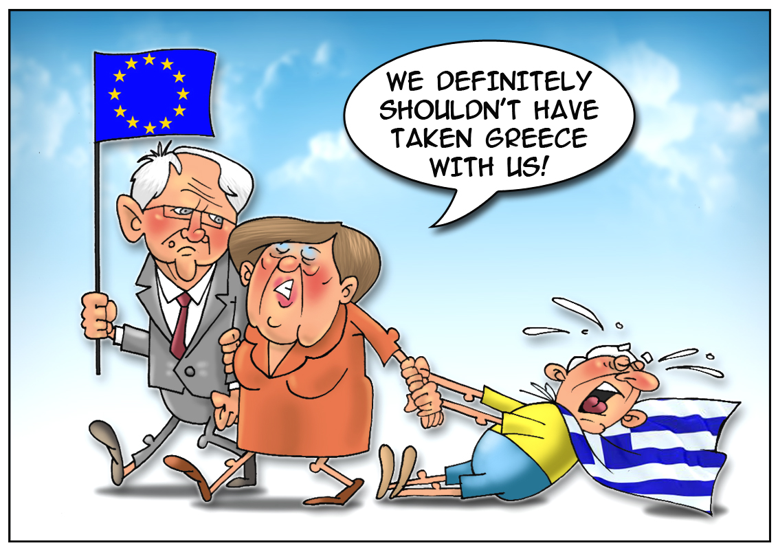 Greece sponges off Germany