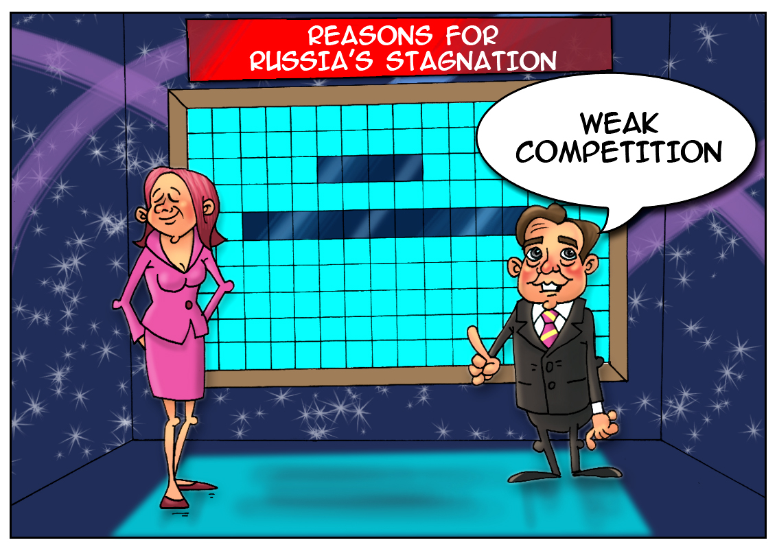 Russia's economy goes through stagnation