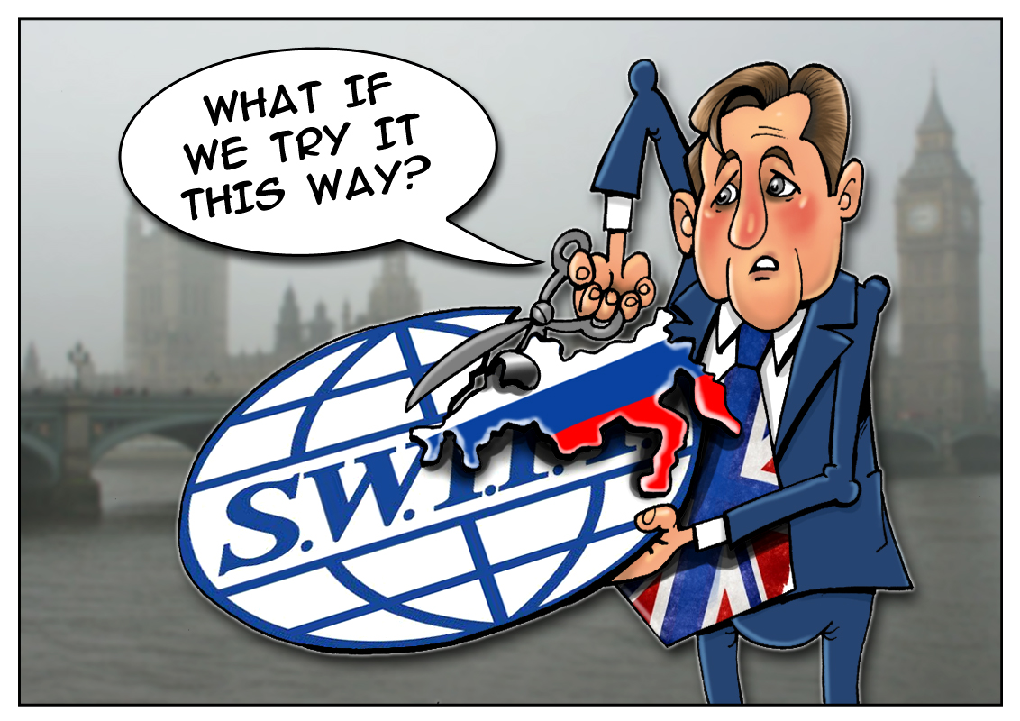 UK wants EU to block Russia from SWIFT banking network