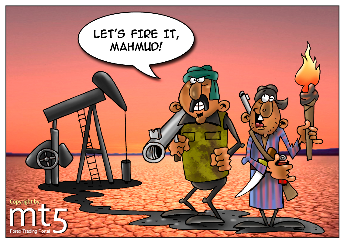 Syrian rebels set oil wells ablaze