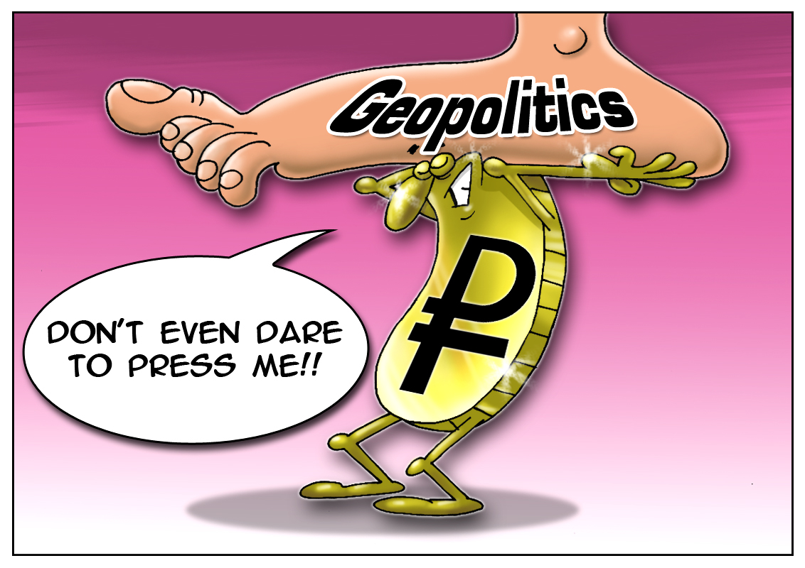 Geopolitics causes ruble to collapse