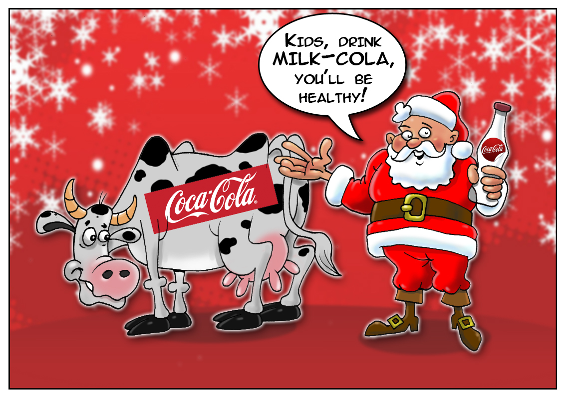 A new brand is born! Waiting for milk by Coca-Cola!