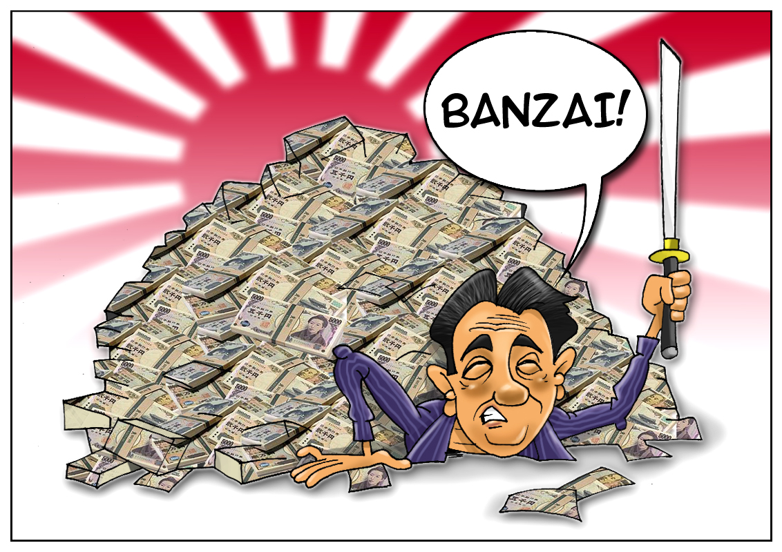 Japan’s debt rises beyond one quadrillion yen