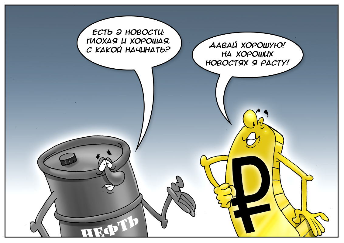 Крепкие связи, или рубль и нефть, растущие исключительно вместе!