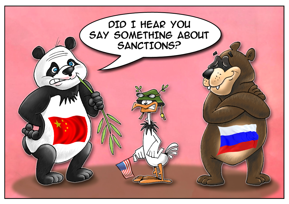 China states opposition to Western sanctions on Russia