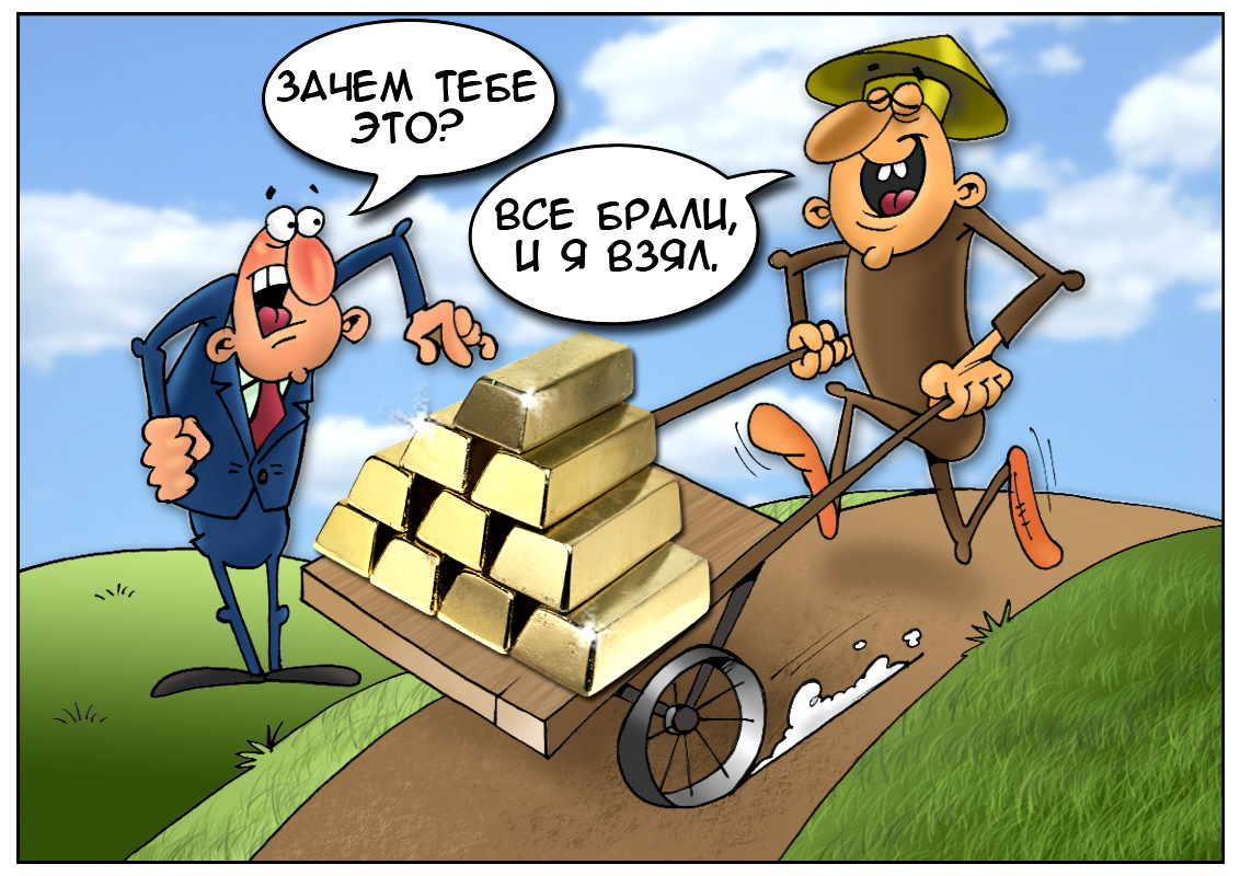 Ажиотаж на рынке золота