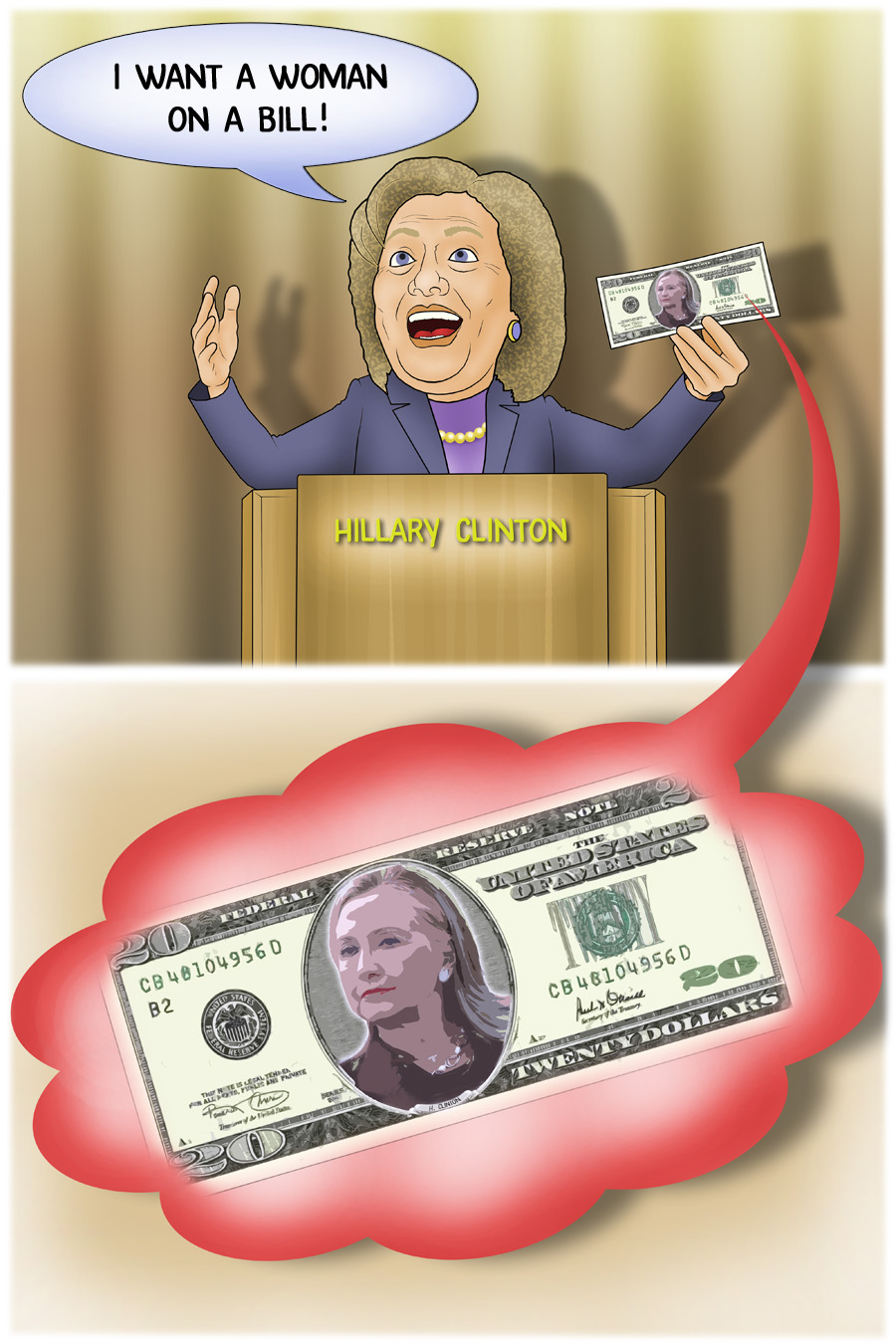 Woman to appear on $20 bill