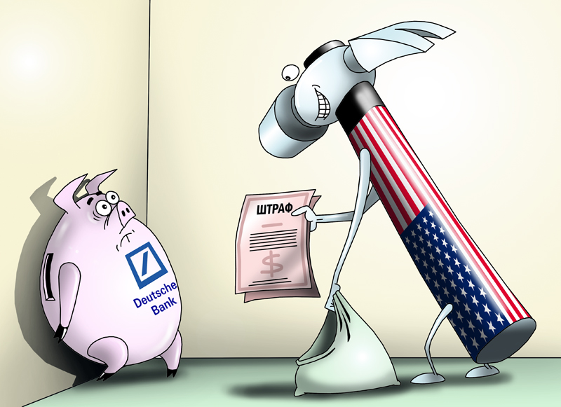 Американский регулятор оштрафовал Deutsche Bank на $37 млн