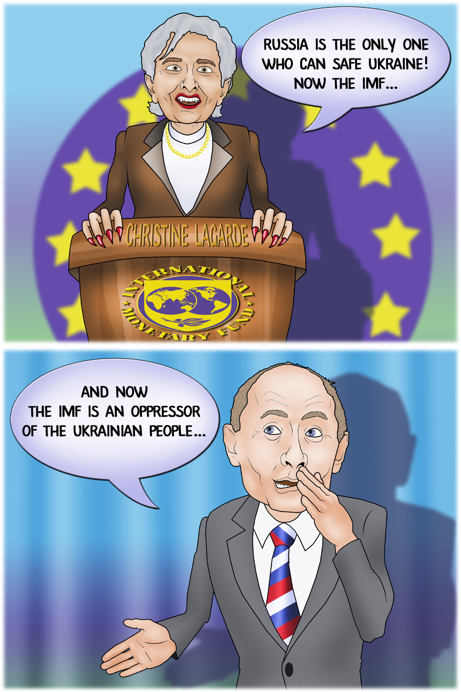 IMF&rsquo;s Chief: Ukrainian economy going to collapse without Russia