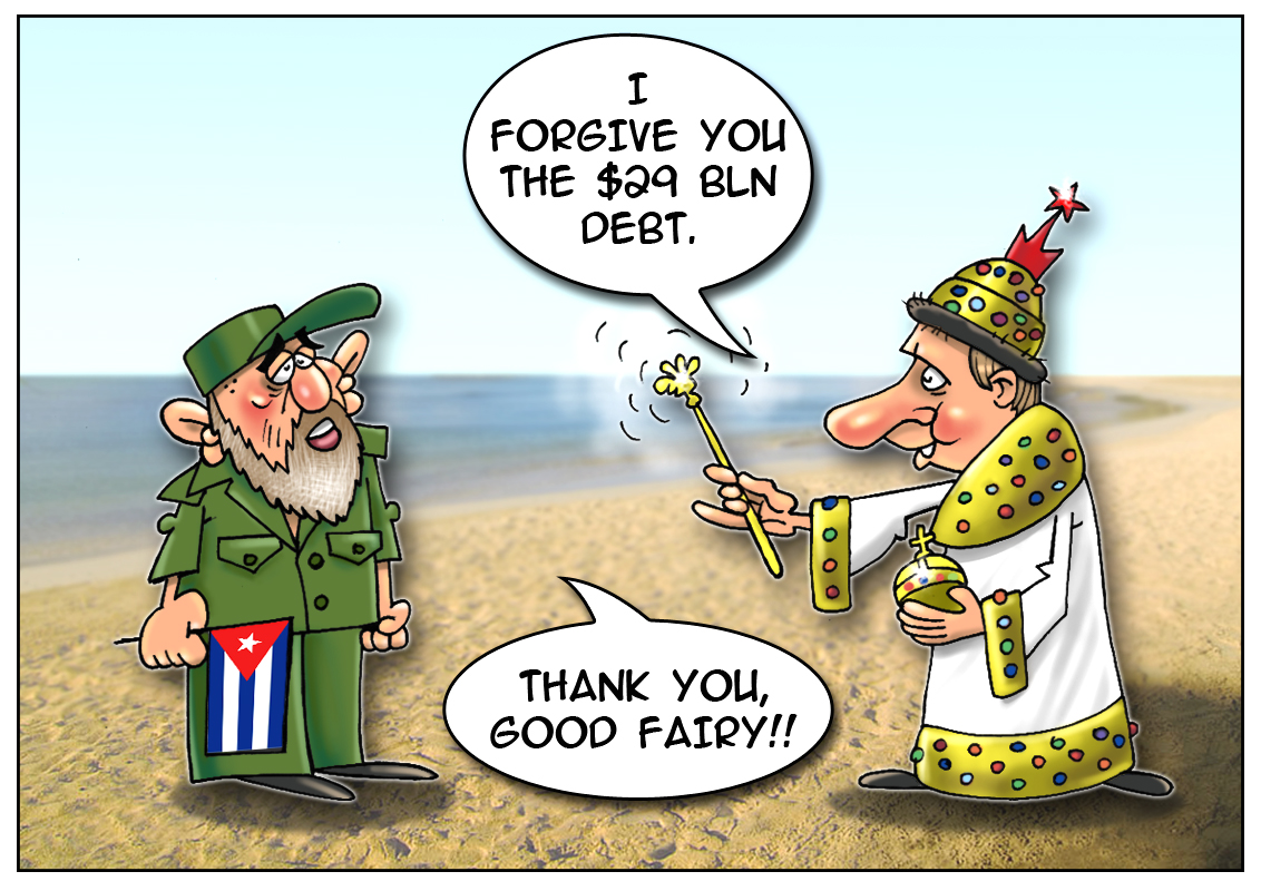 Russia waves Cuba&rsquo;s debt