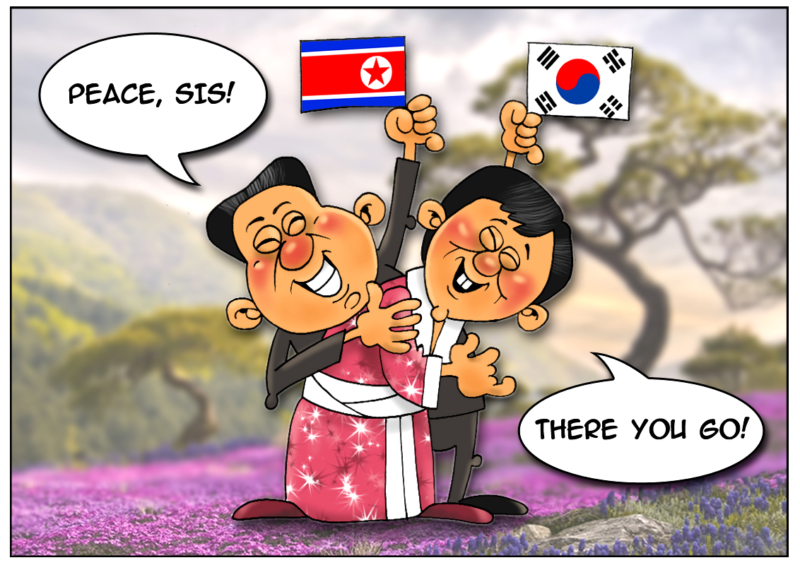 North Korea calls for peace