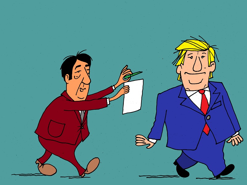 Абэ намерен объяснить Трампу важность ТТП