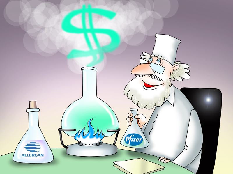 Фармкомпании Pfizer и Allergan объявили о слиянии