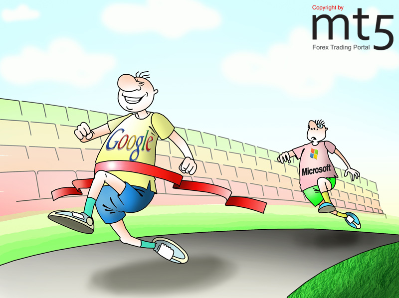 Google Mengalahkan Kapitalisasi Pasar Microsoft